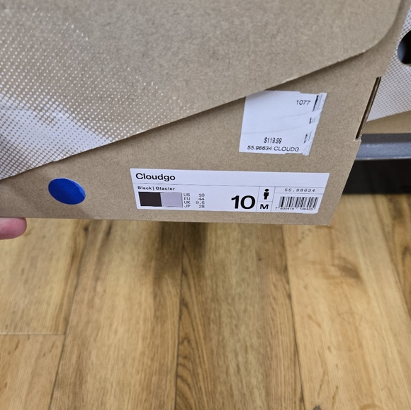 On Vloudgo Black/Glacier Size 10 - Picture 6 of 6